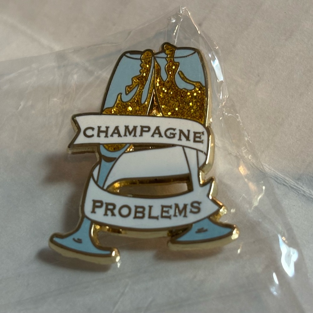 Taylor Swift Champagne Enamel Pin New